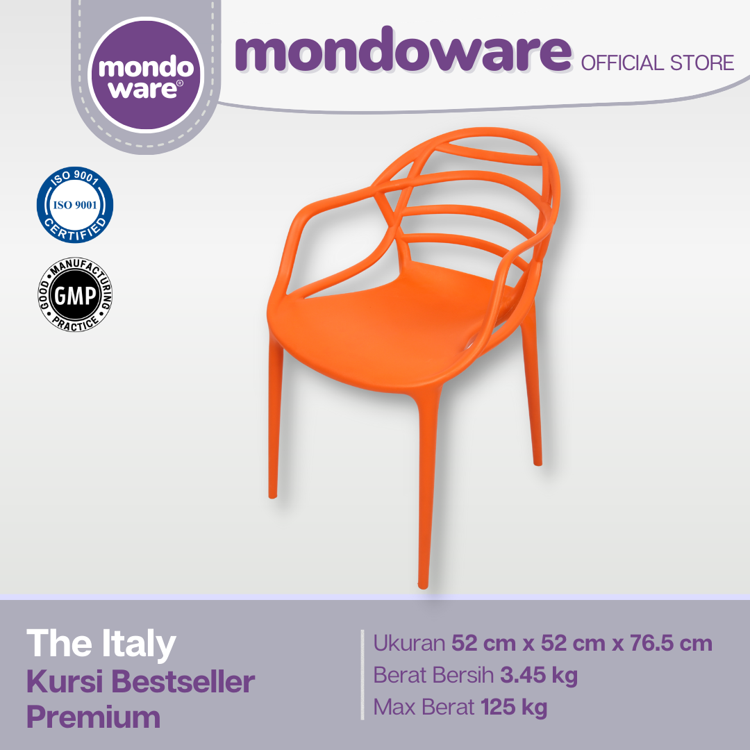 Kursi Bestseller Rumah Premium - Italy Chair - Mondoware Plastik R161